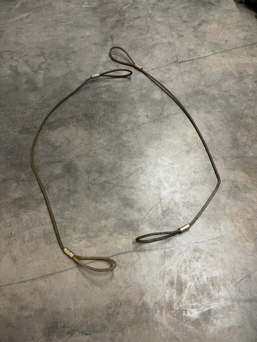 Stahlseil mit schlaufe öse - stahlseil,