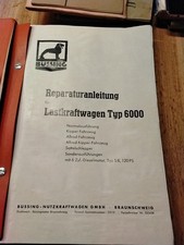 Reparaturanleitung Lastkraftwagen Typ  6000 BÜSSING