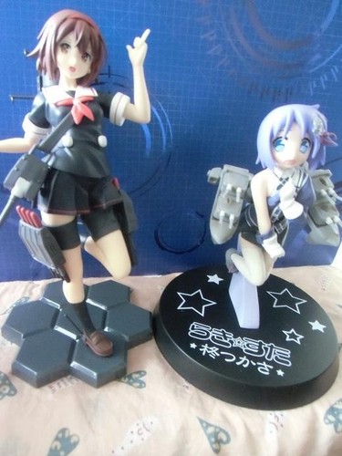 Kancolle lucky star shirokuro - star,