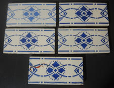 5x antike Jugendstil-Fliesen