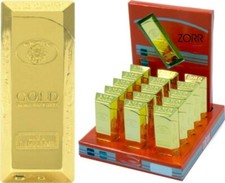 12 GOLDBARREN GOLD Feuerzeuge