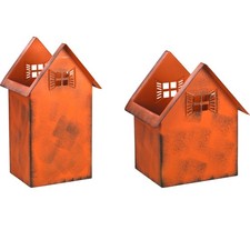 Blumentopf 2er Set Rost-Optik