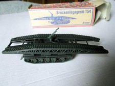 VEB Berlinplast H0 1:87 Brückenlegegerät T54 Armee, NVA, DDR-Modell, 80er Jahre