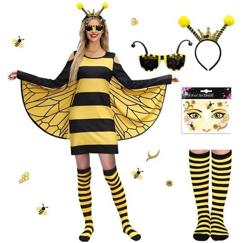 Bienen kostüm damen biene set - biene,