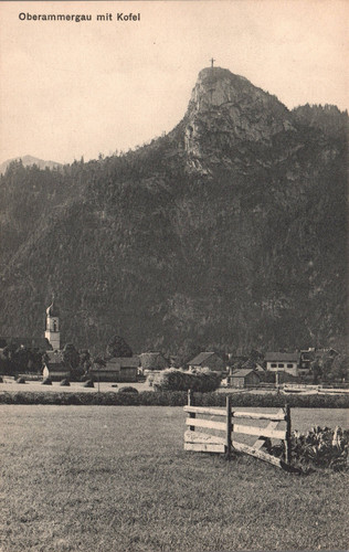 Oberammergau mit kofel - ak,