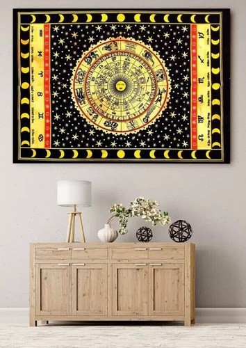 Astrologie baumwolle wandbild - astrologie,