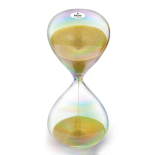 Sanduhr minute gold glas - 1,