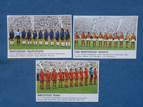 Bergmann fussball alle - wm, 74: