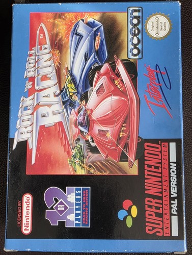 Rock roll racing snes cib - racing,