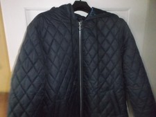 Damen Winterjacke  Stepp  Kapuze Reißverschluß  XL   UNGETRAGEN !!!!!  Tiefblau