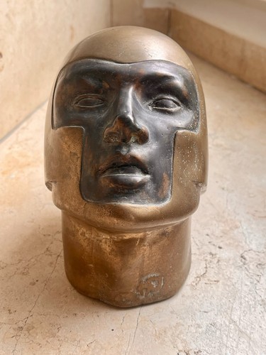 Bronzekopf charakterkopf - /,