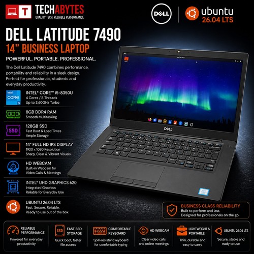 Dell latitude 7490 laptop - 7490,
