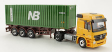 MB Actros Container-SZ "NB Nordic B. / Bertschi" AWM 1:87 H0 ohne OVP [ME8-E5]