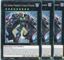 yugioh 3x  CXyz Gimmick-Marionette Fanatix Machinix INFO-DE043 SUPER DEUTSCH