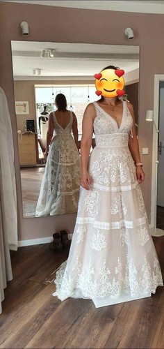 Brautkleid imera mit schleppe - brautkleid,