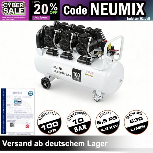 Ps flüsterkompressor - 6,5,