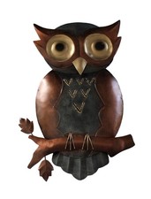 Wanddeko Eule Uhu Vogel Metall