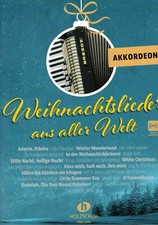 Akkordeon Noten : Weihnachtslieder aus aller Welt   leicht - mittel - AudioD
