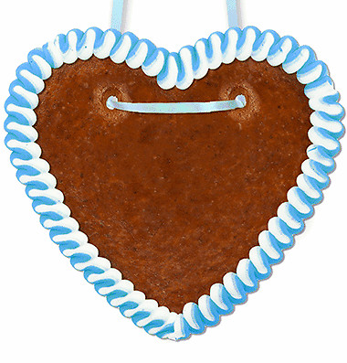 Lebkuchenherz rohling 16cm - rohling,