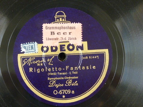 78rpm dajos bela - 12",