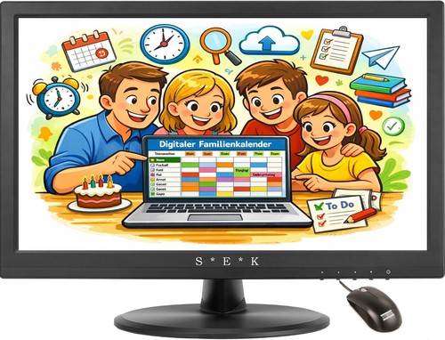 Digitaler familienkalender - digitaler,