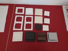 Berker B.1 K.1 B.3 Modul Rahmen Wippe 1fach 2fach weiß silber matt 23611 23640