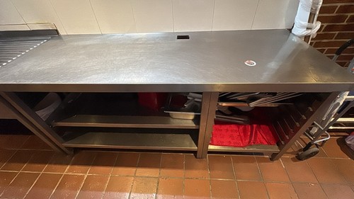 Edelstahl arbeitstisch gastro - edelstahl,