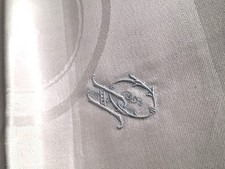 antike Damast Tischdecke