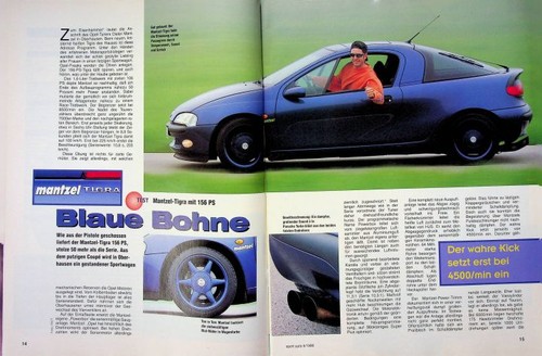 Sport auto 1996 opel tigra - 06/1996,