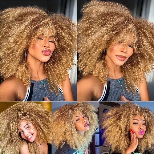 Perücke afro locken 40cm - afro,