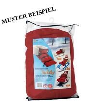TOP!!! »KHW TEDDY Schlitten-/Rodel-/Buggy-Fußsack f. Babys« ca. 40x75 cm, rot
