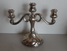 Kerzenleuchter 835er Silber Prunkleuchter Kandelaber 3 armig Antik Barock