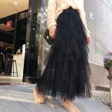 S-2XL Damen Tutu TüllRock