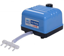 AQUAFORTE Hailea HI-FLOW V 10 Membranpumpe Sauerstoffpumpe Luftpumpe Koi Teich