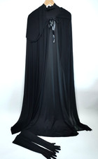 Myir Halloween Geisterbraut Kostüm Damen – Langes Horror-Kleid Schwarz Gr XXL