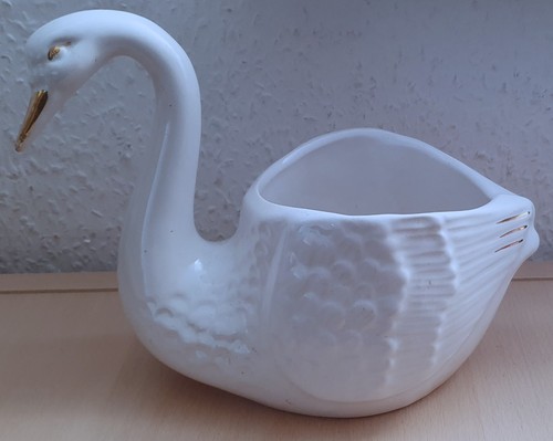 Schwan porzellan keramik - porzellan,