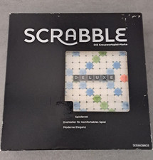Scrabble Deluxe mit Drehteller Brettspiel Mattel -vollständig-