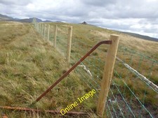 Foto 6x4 alter Pfosten, neuer Zaun Croasdale Recycling auf Hammerfell c2014