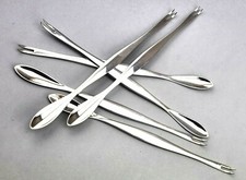 6 Hummergabeln Silber 800