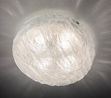 DECKENLAMPEGLAS KAISER LEUCHTEN PLAFONIERE LAMPE 70ER VINTAGE MID CENTURY