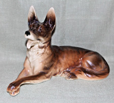 Porcelain Figurine Dog Animal