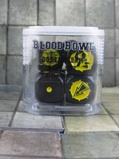 Blood Bowl Würfel Dice Set: Goblin (2017) schwarz / black