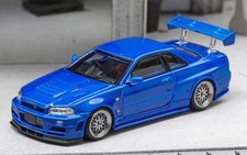 NISSAN Skyline GT-R (R34) NISMO Z-Tune  - blue - FuJi 1:64