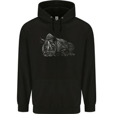 Ein Rhinozeros Kinder Hoodie