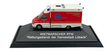 Rietze Wietmarscher RTW Sprinter 2 W906 Rettungsdienst Lübeck 1:87
