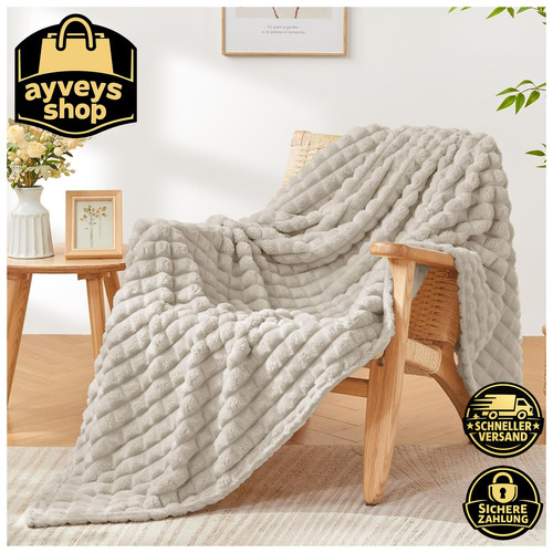 Kuscheldecke flanell flauschig - flanell,