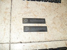 VW Golf 1 Cabrio Karmann Classic Line Emblem Zeichen Schriftzug