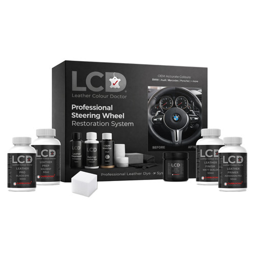 Lederlenkrad reparatur set - set,