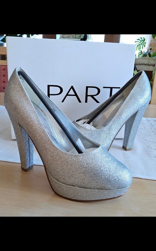 Pumps high heels plateau apart - pumps,