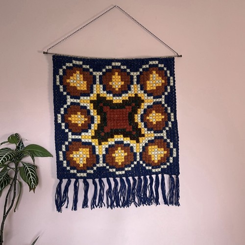 Vintage nadelspitz wandteppich - vintage,